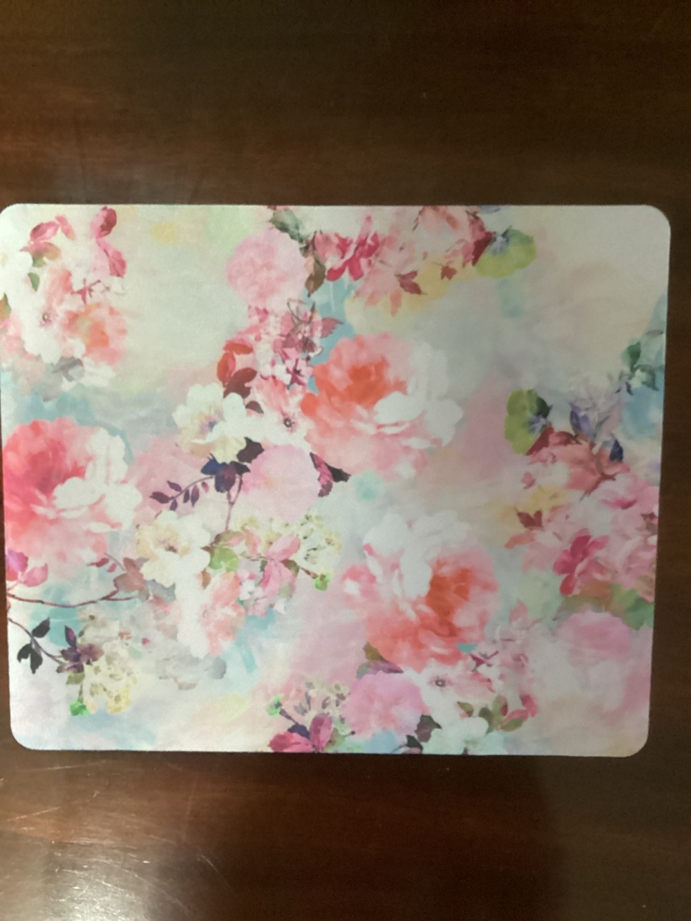 Floral Watercolor Mouse Pad